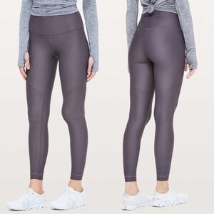 Lululemon  Zoned In Tight *27" Leggings Moonphase Gray Size 4